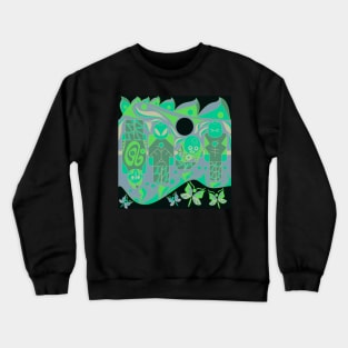 alien mandala brick doll ecopop Crewneck Sweatshirt